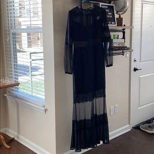Long black dress